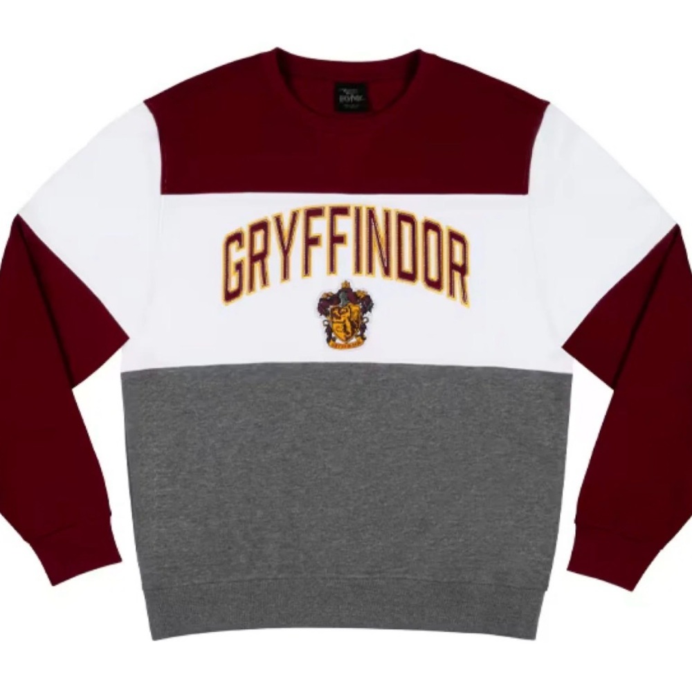 Gryffindor Color block Crew Neck Sweatshirt